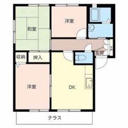 カーサA＆C　1の物件間取画像